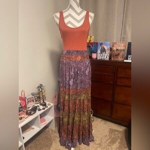 Anthropologie Multicolor Maxi Skirt